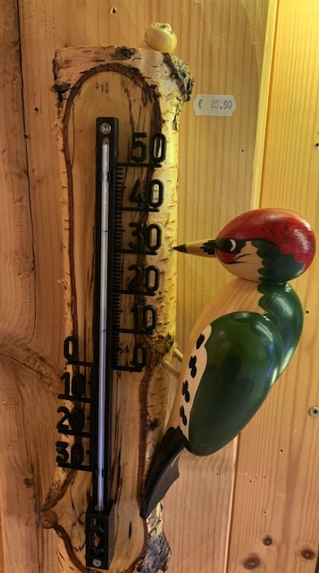Thermometer mit Vögel